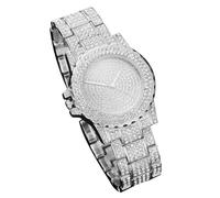 TEHAUX Ladies Quartz Wrist Watch, Silver Alloy Bracelet, Elegant Lightweight Design, Comfortable Everyday Wear for Women and Students, Graceful Casual Style