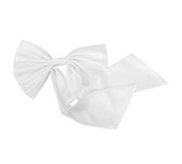 TEHAUX Large Detachable Bowknot Removable Big Bow Bridal Gown Bow Accessory Elegant Design Chinlon Fabric Detachable Design White Wedding Dress Fashion Shows