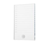 TEHAUX Lash Stand Pallet Eyelash Extension Glass Pallet 15x10cm Large Work Space Eyelash Classification Glass Lover Use Beauty Salon