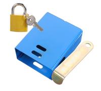 TEHAUX Lockable Outdoor Water Faucet Cover Anti-Theft Protective Locking System for Garden Tap Compatible with Wall-Mounted Faucets Easy to Install Blue