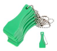 TEHAUX Lottery Scratcher Tool 10Pcs Plastic Keychain Design Easy to Take and Store for Scratch Off Tickets