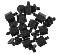 TEHAUX M.2 SSD Mounting Screws Does Not Deform or Rust Black 10pcs Metal for Motherboard for Computer Component Assembly