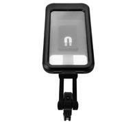 TEHAUX Magnetic Phone Stand Phone Bag Adjustable Waterproof 360 Degree Rotation Plastic Iron Holder for Electric Bicycle Motorcycle Black Outdoor Cycling