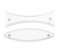 TEHAUX Magnetic Reflection Lens Optical 2pcs Set Physics Acrylic Convex and Concave Lenses with Quick Installation for Middle School Science Education Laboratory Research