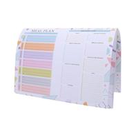 TEHAUX Magnetic Weekly Meal Planner Notebook, Weekly Meal Planning Pad, Paper, Magnetic Attachment, Tear-off Sheets, Home Kitchen Family Use