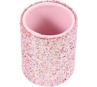 TEHAUX Makeup Brush Storage Box Glitter Design Small Portable Bucket for Makeup Brush Holder for Travel and Daily Use