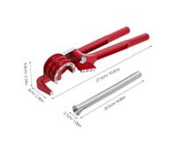 TEHAUX Manual Tube Bender Groove Handheld Pipe Bending Tool for Copper and Aluminum Tubes Portable Kit for HVAC and Air Conditioning Applications