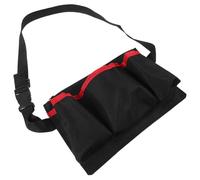 TEHAUX Massage Oil Waist Bag with Buckle Design, Lightweight Cloth Pouch for Essential Oil and Lotion Bottle Storage, Portable Massage Therapist Waist Pack for Hands-Free Use