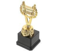 TEHAUX Mathematics Competition Trophy Award in Golden Plastic with Abacus Accessory, Highlights Achievement and Motivates Students, for Academic Contests and Personal Display