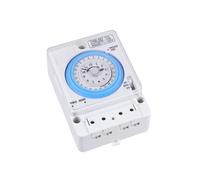 TEHAUX Mechanical Timer Dc Industrial Control Switch Precise Mechanical Outdoor Timer for Kitchen Cooking Bathroom Use with User-friendly Minimalist Design