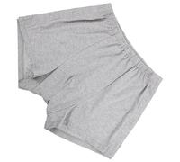 TEHAUX Men's Washable Incontinence Underwear L Size Light Grey Breathable Reusable Cotton Briefs for Post-Surgery and Elderly Care