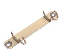TEHAUX Metal 2-Ring Binder Mechanism for Loose-Leaf Notebooks and Planners, Screw Type, Firm Binding, Simple DIY Design, Sturdy Gold Finish, for Personalised Organising