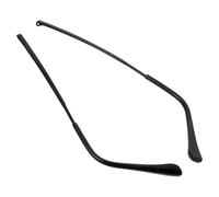 TEHAUX Metal Glasses Replacement Temple Arms for Broken Frames, Black | Quick DIY Fix, Impact Resistant Design, Reduces Ear Pressure, for Daily Wear and Sports Use