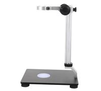 TEHAUX Microscope Lifting Bracket with Adjustable Support Rack and Built Light Source Stable Industrial Camera Stand for Laboratory and Circuit Board Inspection Precision Base with Inner