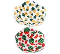 TEHAUX Microwave Bowl Holder 2 Pack Plate Huggers Microwave Safe Holder Insulated Bowl Cover for Hot Soup Bowls Cups Mugs Tabletop Use 7.87 X 7.87 X 1.97 in