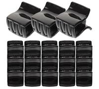 TEHAUX Mini Hair Clips for Styling Small Hair Claw Clips 20pcs Black Practical and Not Easy to Break or Deform Made of Sturdy PC Material for Daily Use