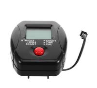 TEHAUX Mini Stepper Fitness Equipment with Step Counter for Body Workout and Exercise at Home, Black Plastic Exercise Stepper with Multi Device Compatibility and Step Tracking for Seniors