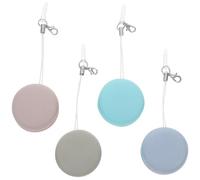 TEHAUX Mobile Phone Screen Cleaner Set with Macaron Portable 4pcs Silicone and Flannel No Scratch Cleaning for Phone Screens for On-the-go Use