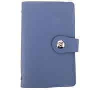 TEHAUX Money Organizer Binder for Bills with Multiple Slots and Multicompartment Storage, Pu and Plastic Material, Compact Profile, Stylish Accessory for Financial Planning and Cash