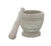 TEHAUX Mortar Pestle Kitchen Tool for Grinding Garlic Spices Herbs Easy-clean Cooking Accessory for Home Cooks