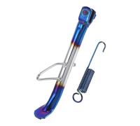 TEHAUX Motorcycle Kickstand 9.84 Inch Iron Side Stand with Spring Parking Foot Stable Support for Electric Scooter and Motorbike
