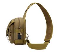 TEHAUX Multi-function Shoulder Bag Outdoor Supply High-class Nylon Polyester Resistant to Friction Lightweight Practical Shoulder Bag for Men Outdoor Use Large Capacity