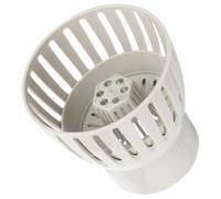 TEHAUX Multifunctional Fish Pond Filter Basket Made of Sturdy Pvc Easy to Install Clean Garbage Beige Pond Drainage Outlet Small Fish Tanks