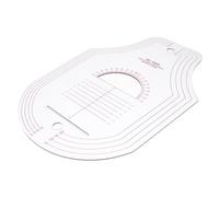 TEHAUX Multifunctional Yardstick Ruler Drawing Tailor Ruler for Tailors Beginners Pink Plastic Precision Sewing Tool to Work Efficiency in Clothes Making and Sewing