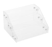 TEHAUX Nail Polish Display Stand Shelf Acrylic Organizer for Nail Salon Polish Storage Case Holder Stand
