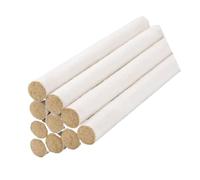 TEHAUX Natural Mild Burning White Handmade 10pcs Moxa Rods Moxa Sticks Herbal Moxibustion Sticks for Relaxation and Relief for Acupoint Therapy and Family Use