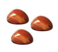 TEHAUX Natural Sardonyx Agate Stones Healing Stones 2pcs Brown Irregular Banded for Meditation and Relief, for Pendant or Wedding Decor