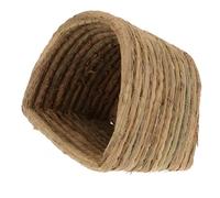 TEHAUX Nest Woven Hamster House Small Sleeping Bed for Guinea Pig Houses Barley for Indoor Outdoor Use
