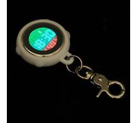 TEHAUX Nurse Pocket Watch Key Buckle Watch with Simple Appearance Lightweight Silicone and Plastic Precise Timing Super Lightweight Design for Work in The Hospital 10.00X4.00X1.00Cm