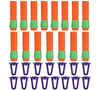 TEHAUX Oil Painting Stick Extender with Crayon Sharpener and Caps Plastic Pastel Holder for Extending Oil Pastels and Wax Crayons Convenient Art Supplies for Artists and Diy Crafts