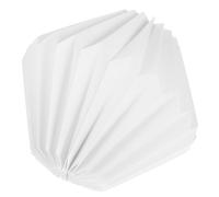 TEHAUX Origami Lampshade Pendant Light Shade Folding Paper Lantern Ceiling Light Shade White Decorative Hanging Lamp for Living Room Dining Bar Café