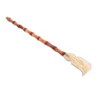 TEHAUX Ox Horn Back Scratcher Long Handle Massage Tool for Adults and Elderly, Portable Back Tickle Relief and Itch Scratch Tool for Wellness and Relaxation