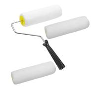 TEHAUX Paint Roller Brush with Replacement Detachable Heads for Wall Painting, Easy to Clean and Comfortable Handle Design, Multipurpose Paint Roller Set for Home Interior Room Renovation