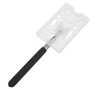 TEHAUX Parking Card Holder Telescopic Rod with Versatile Use Plastic Stainless Steel for Vehicle Parking Tolls and Contactless Payment