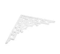 TEHAUX Peel and Stick Crown Molding Wall Trim, White Flexible Decorative Corner Molding Decal for Ceiling and Wall, Small Size Faux Plaster Stick-On Frame for DIY Home Decoration