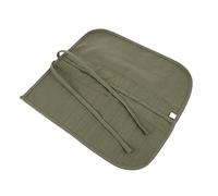 TEHAUX Pencil Roll for Household Use Portable Canvas Brush Roll for Watercolour Paint Brush Storage Aesthetic Design Convenient for Artists and Students The Go