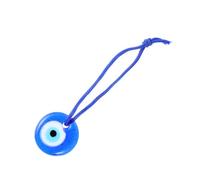 TEHAUX Pendant Decorative Accessory Glass 12pcs Blue Blue Evil Eye Hamsa Beads Protection from Negative Energy Turkish Ornament Wall Hanging