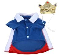 TEHAUX Pet Clothing Dog Cosplay Clothes Creative Red Polyester L Comfortable Easy to Put for Daily Wear Photography for Dogs and Pets