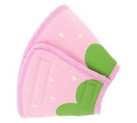 TEHAUX Pet Neck Collar Dog Elizabethan Cone for Small Dogs Cats Lick Protective Strawberry Print after Surgery Recovery