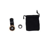 TEHAUX Phone Lens Kit Golden Macro Wide Angle Fisheye Lens for Smartphones Installation for Capturing Stunning Photos of Scenery People