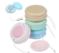 TEHAUX Phone Screen Cleaner Wipes Portable Keychain Attachment for Easy Carry 4pcs with Lanyard and Buckle Silicone and Pp Material Removes Oil and Dirt from Smartphones and Tablets Random Color