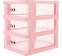 TEHAUX Plastic Desktop Organizer Drawer Box with Easy Assembly, Simple Design Storage Holder for Office Documents and Desk Organisation, Office File Holder