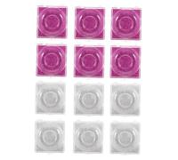 TEHAUX Plastic Eyelash Storage Case Holder for Fake Lash Organisation 12pcs Simple Chic Design for False Lashes and Protection from Damage