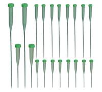 TEHAUX Plastic Floral Water Tubes and Random Color 50pcs with Leakproof Cap and Protective Packaging Single Flower Stem Water Vials for Fresh Flower Arrangements for Outdoor Activities