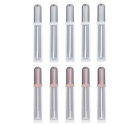 TEHAUX Plastic Lip Balm Bottles Lightweight 10pcs Refillable Lip Gloss Tubes with Wand Suitable for Professional Makeup Artists and Beginners