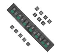 TEHAUX Plastic Moving Packing List Organizer Board with 24-Slot Slider for Instant Identification and Visual Checklist, for Home Organization and Office Use